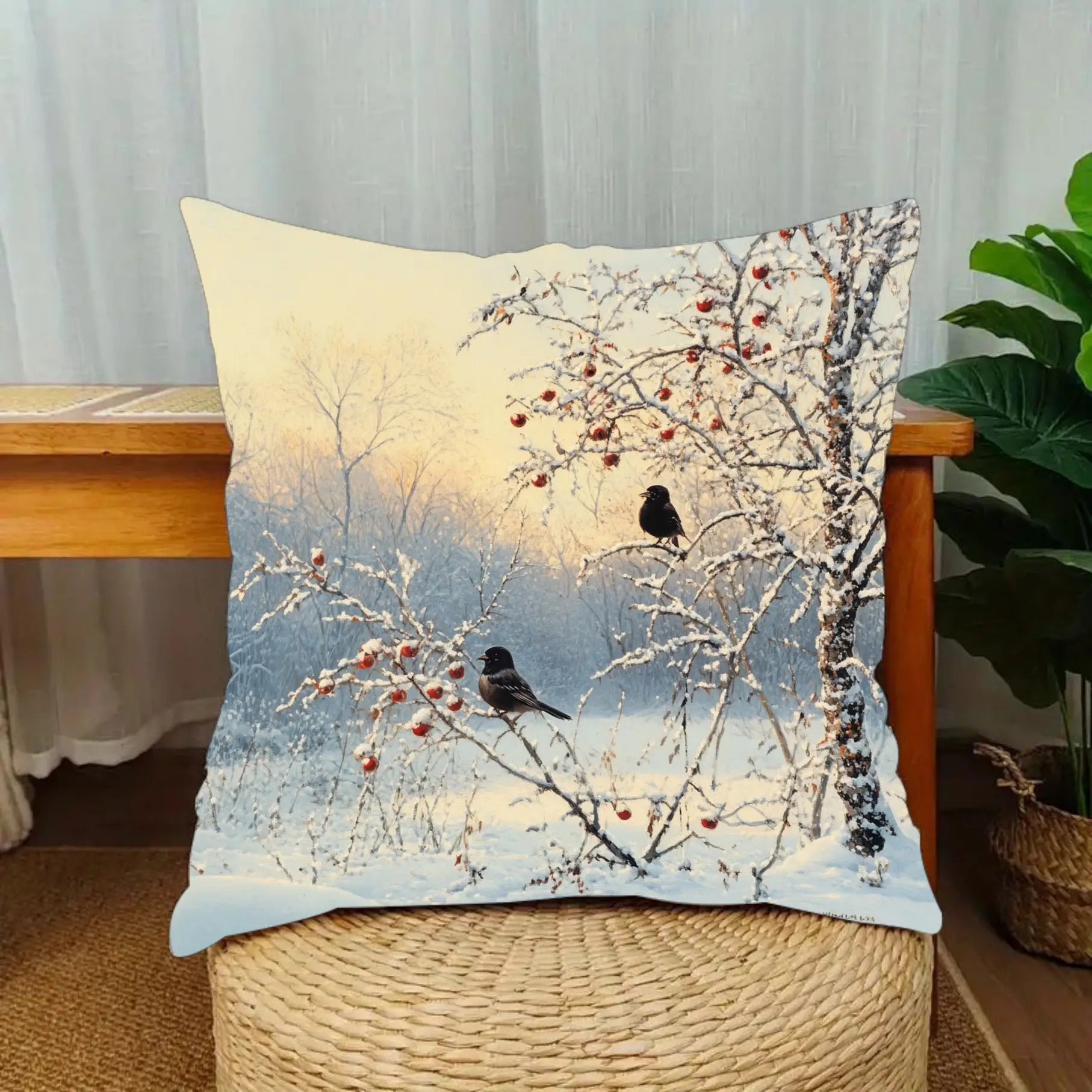 ハロウィンブラックキャットピロー カートゥーンプリント 枕カバー 人気ホームデコレーション リネンソファ スロークッションケース